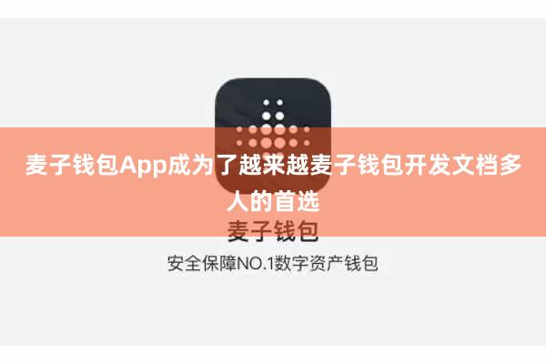 麦子钱包App成为了越来越麦子钱包开发文档多人的首选