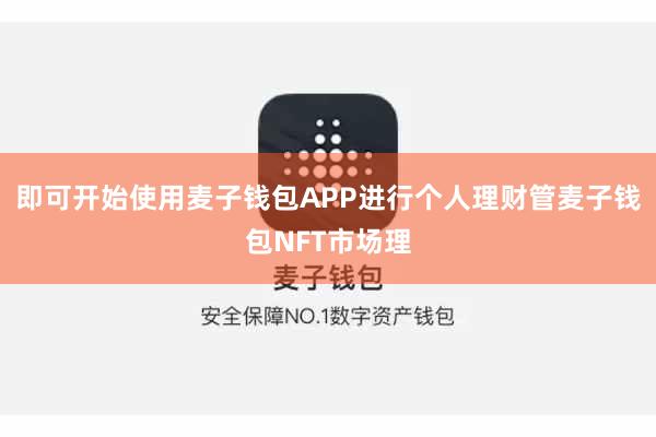 即可开始使用麦子钱包APP进行个人理财管麦子钱包NFT市场理