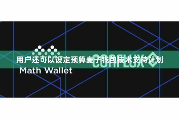 用户还可以设定预算麦子钱包技术支持计划