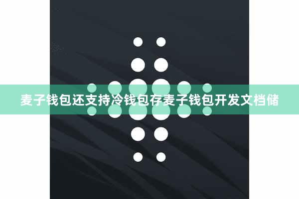 麦子钱包还支持冷钱包存麦子钱包开发文档储