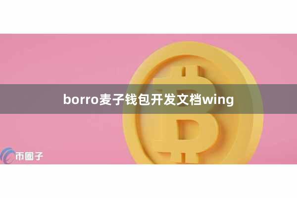 borro麦子钱包开发文档wing