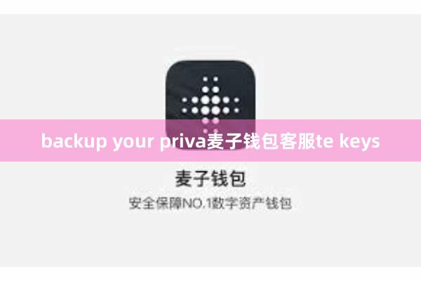 backup your priva麦子钱包客服te keys